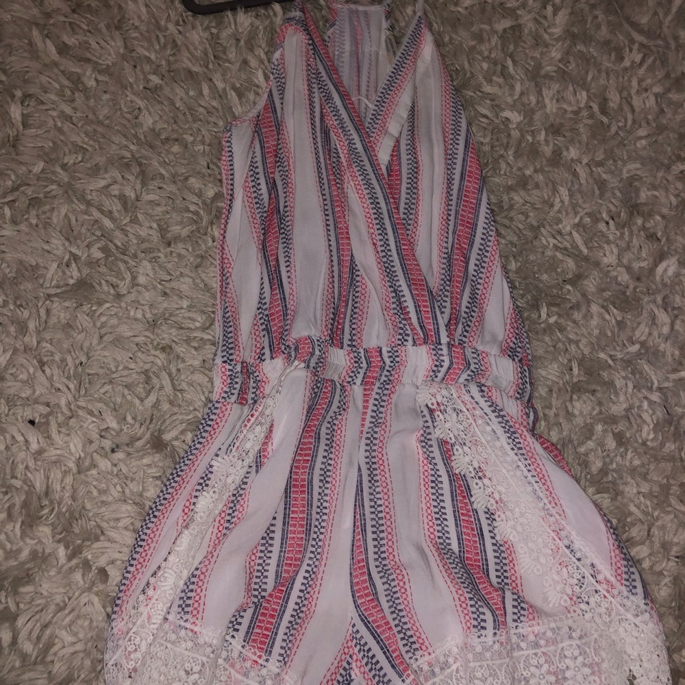 striped romper